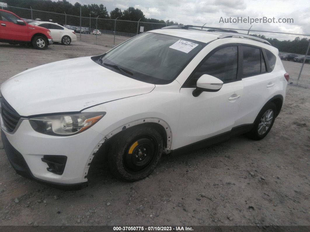 2016 Mazda Cx-5 Touring White vin: JM3KE2CY9G0647392