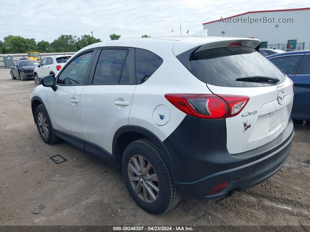 2015 Mazda Cx-5 Touring White vin: JM3KE2CYXF0469071