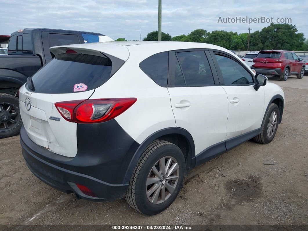 2015 Mazda Cx-5 Touring White vin: JM3KE2CYXF0469071