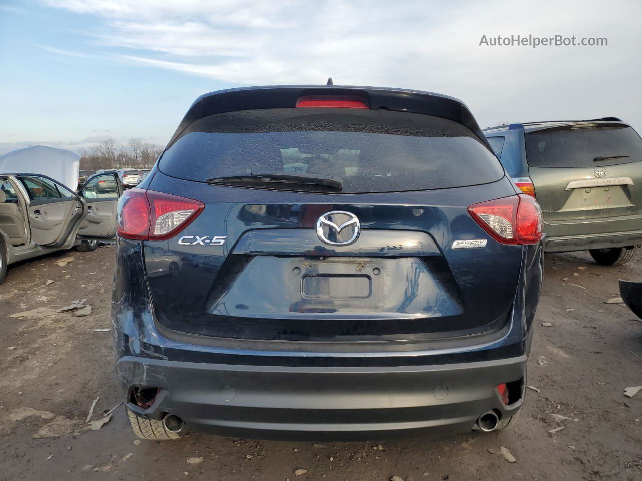 2015 Mazda Cx-5 Touring Синий vin: JM3KE2CYXF0503137