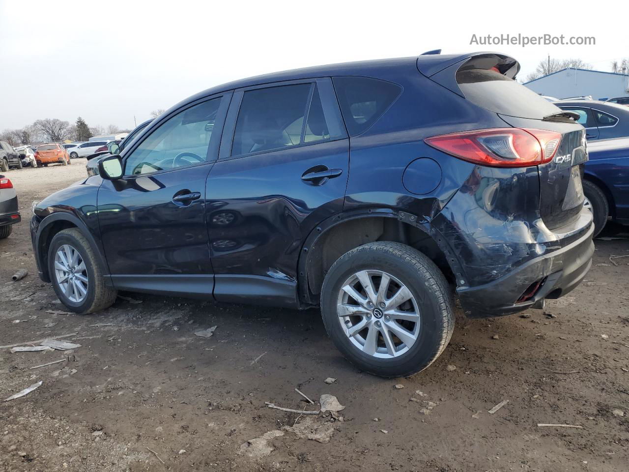 2015 Mazda Cx-5 Touring Синий vin: JM3KE2CYXF0503137