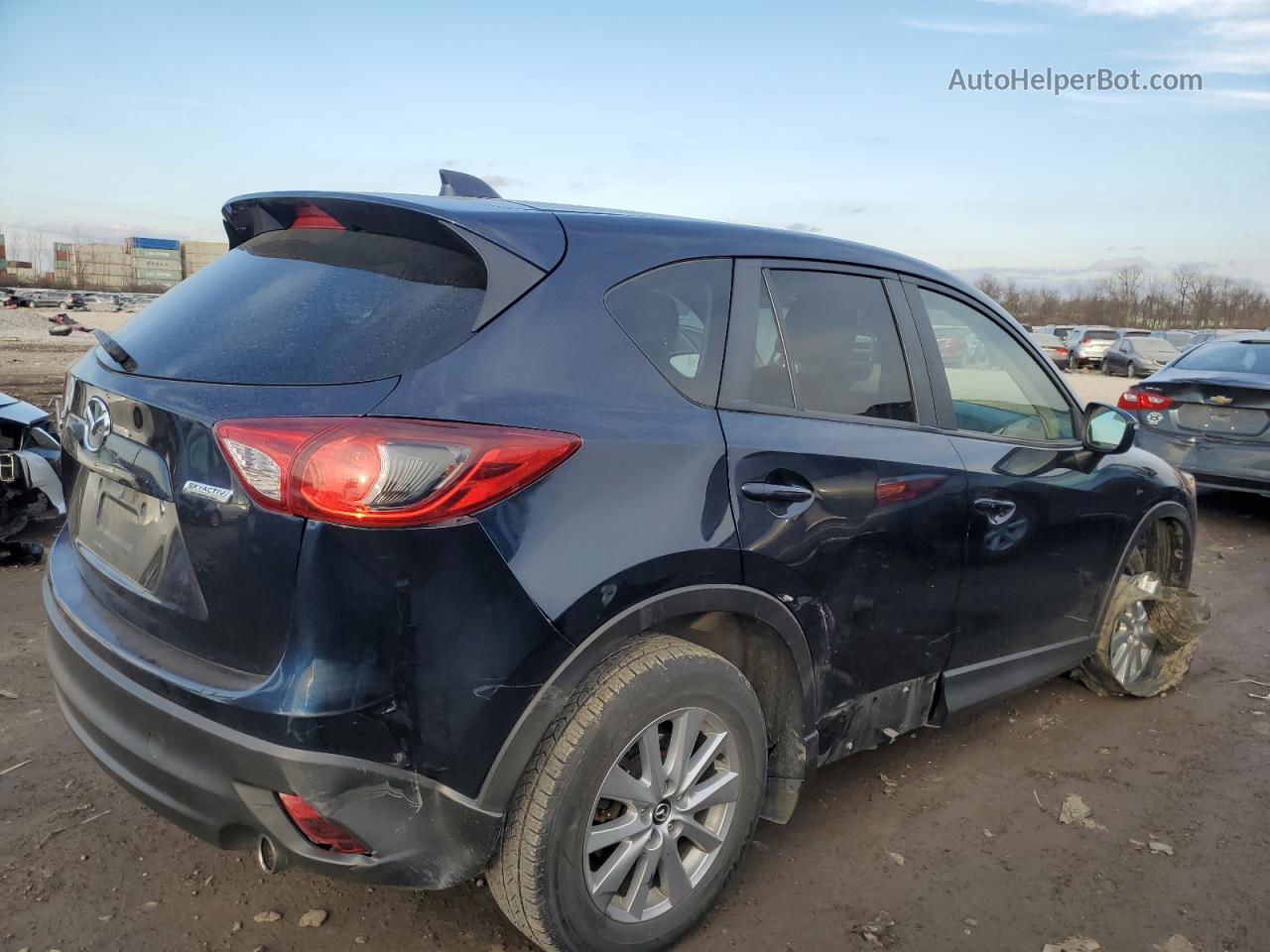 2015 Mazda Cx-5 Touring Синий vin: JM3KE2CYXF0503137