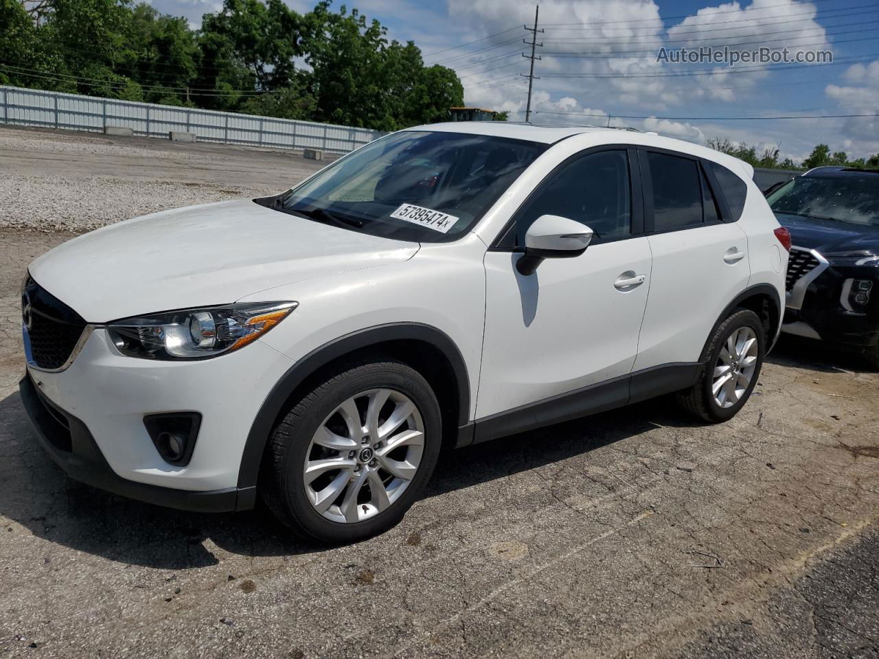 2015 Mazda Cx-5 Gt White vin: JM3KE2DY0F0479803