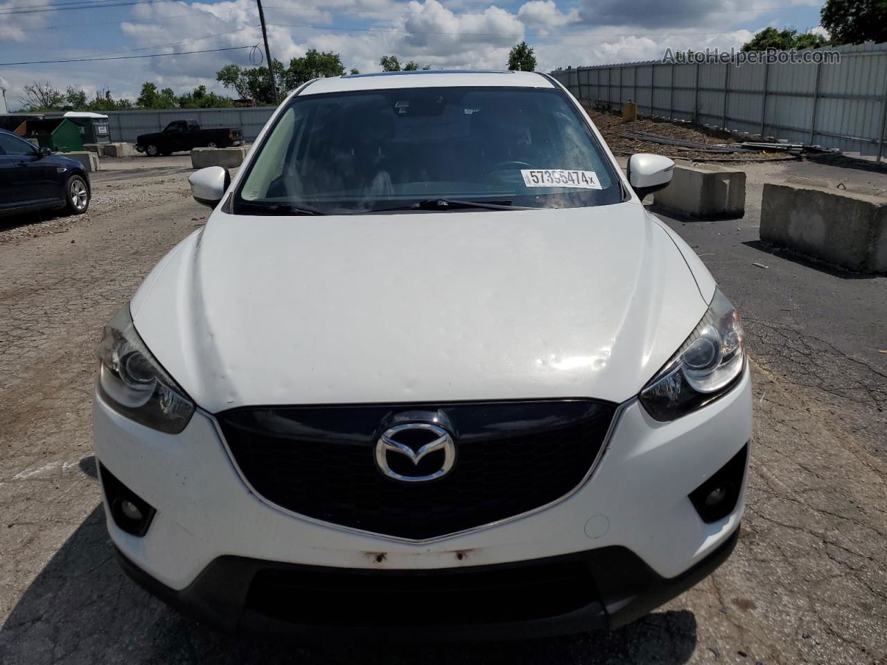 2015 Mazda Cx-5 Gt White vin: JM3KE2DY0F0479803