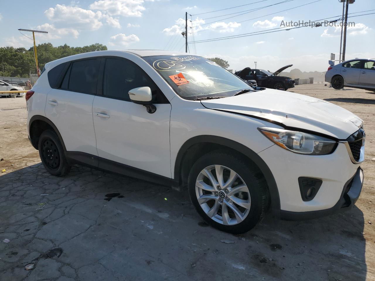 2015 Mazda Cx-5 Gt White vin: JM3KE2DY2F0531626