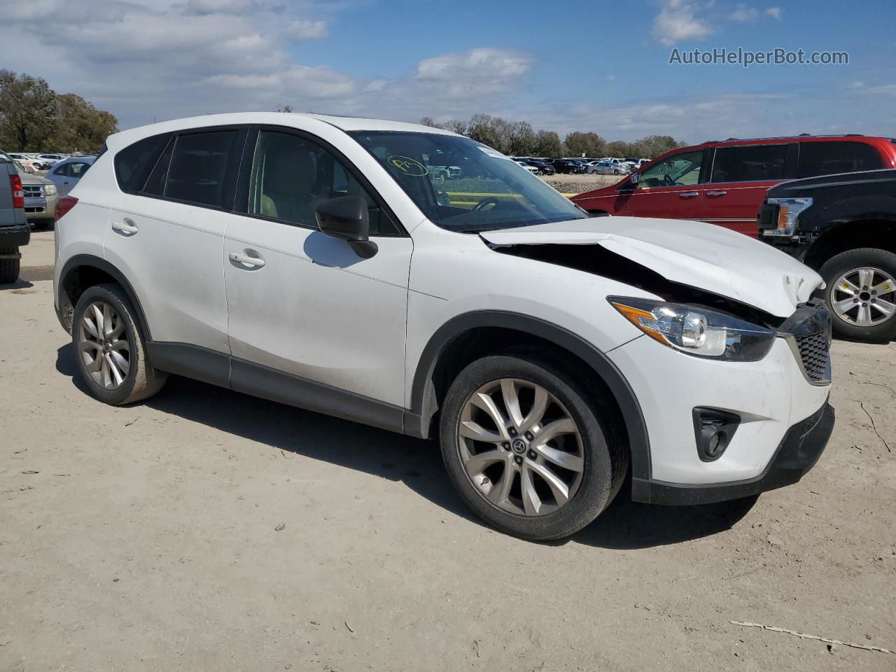 2015 Mazda Cx-5 Gt White vin: JM3KE2DY3F0454507