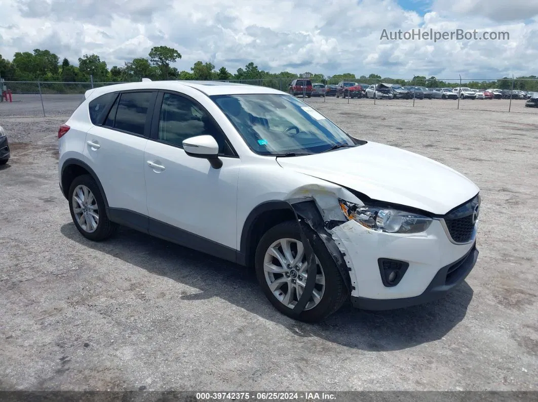 2015 Mazda Cx-5 Grand Touring White vin: JM3KE2DY4F0486477