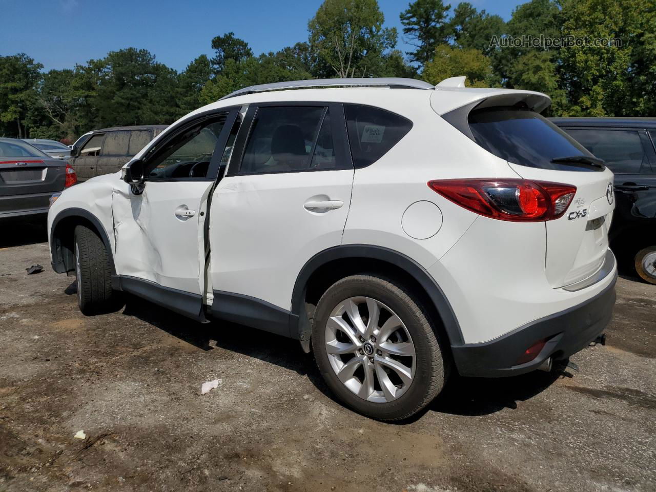 2015 Mazda Cx-5 Gt White vin: JM3KE2DY4F0527058