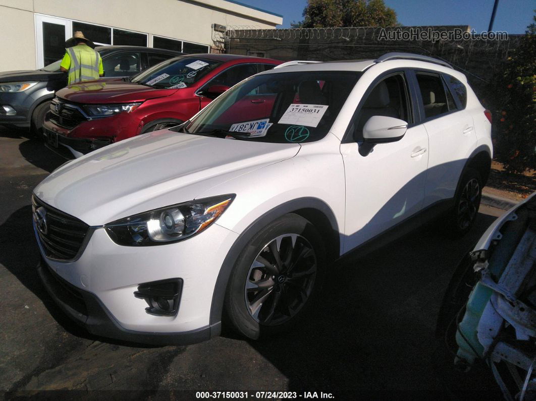 2016 Mazda Cx-5 Grand Touring White vin: JM3KE2DY4G0688219