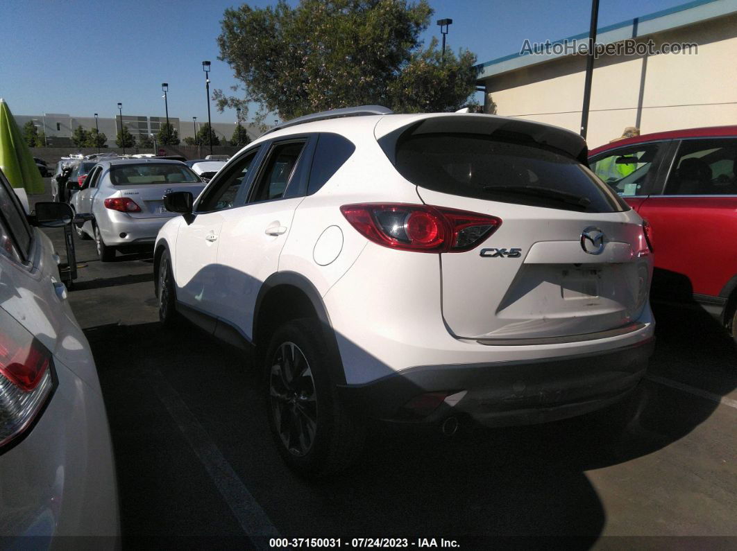 2016 Mazda Cx-5 Grand Touring White vin: JM3KE2DY4G0688219