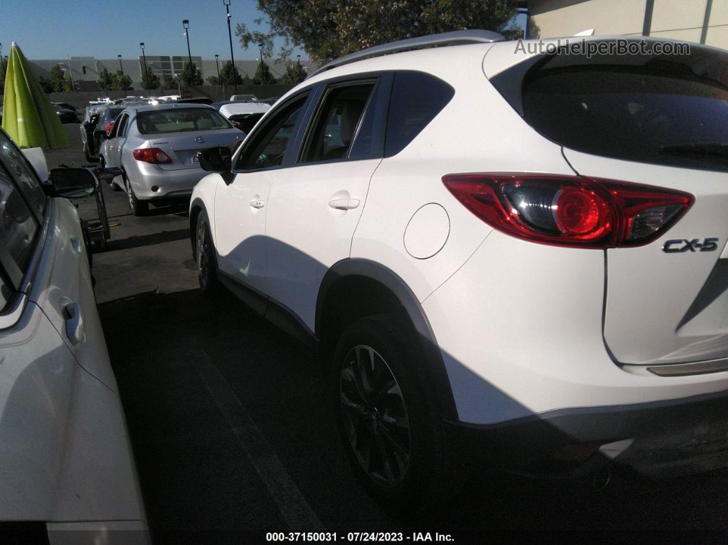 2016 Mazda Cx-5 Grand Touring White vin: JM3KE2DY4G0688219