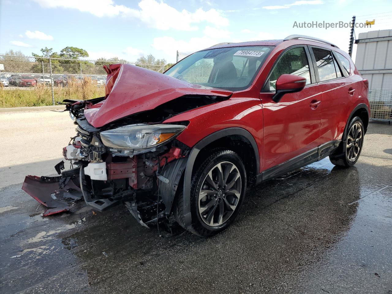 2016 Mazda Cx-5 Gt Red vin: JM3KE2DY5G0671395