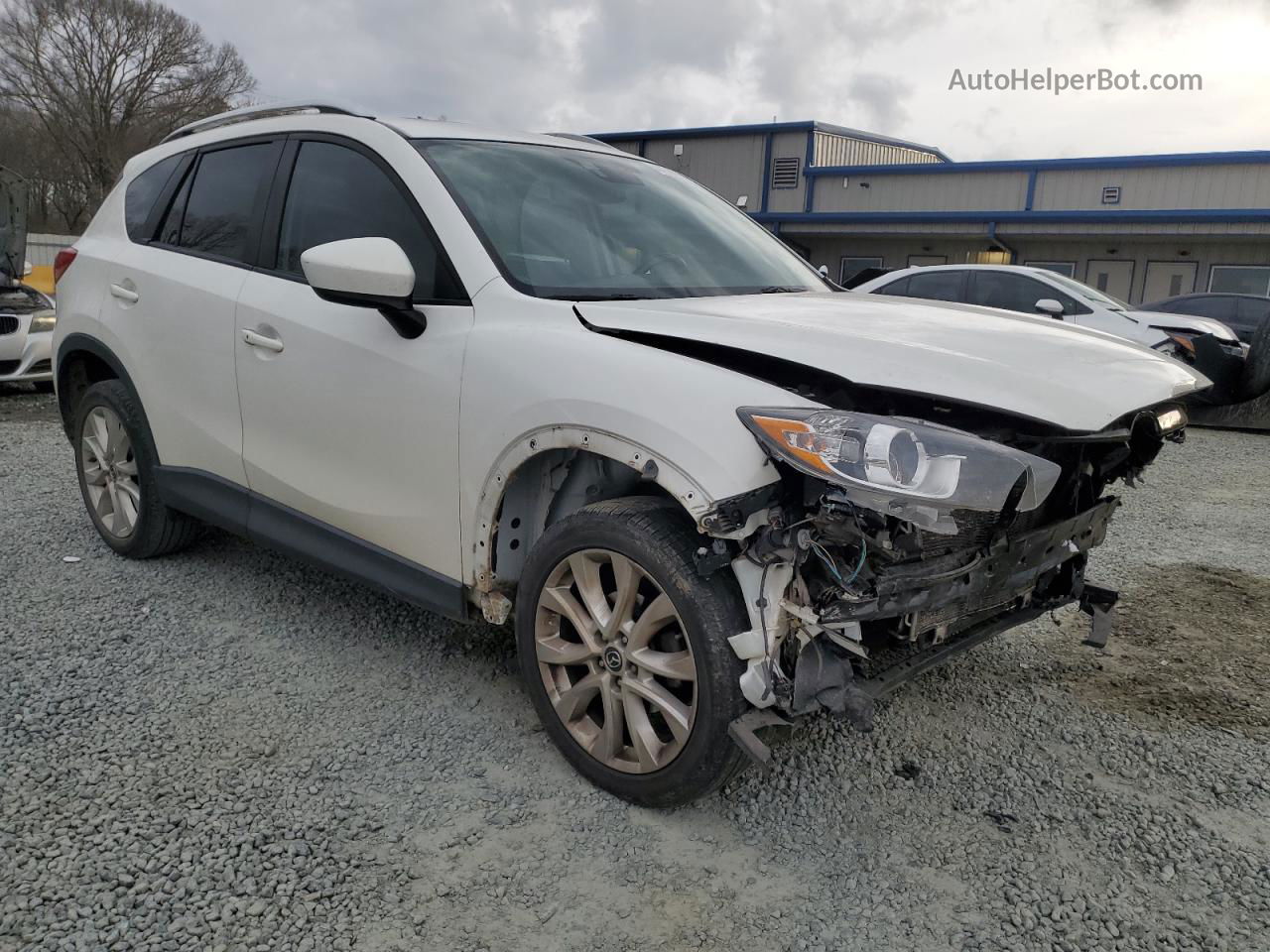 2015 Mazda Cx-5 Gt White vin: JM3KE2DY6F0448958