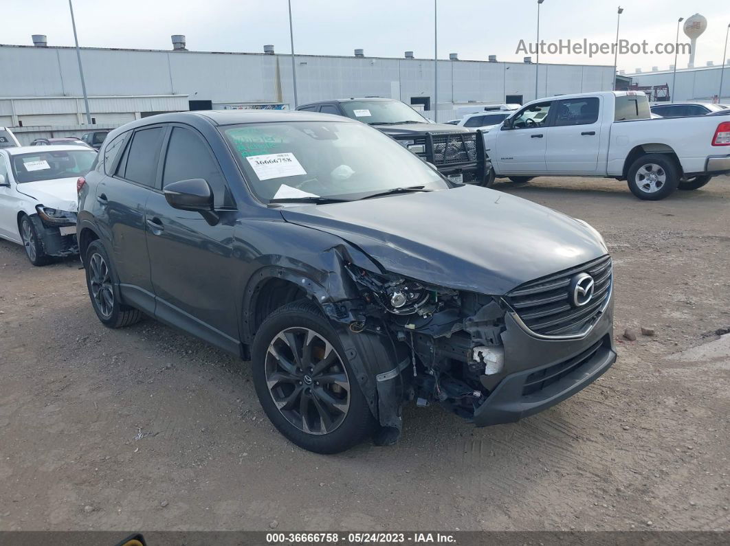 2016 Mazda Cx-5 Grand Touring Gray vin: JM3KE2DY6G0822437