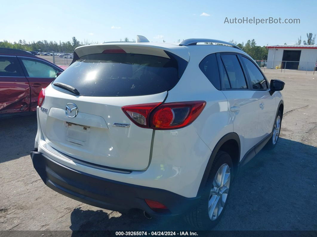 2015 Mazda Cx-5 Grand Touring White vin: JM3KE2DY7F0540113