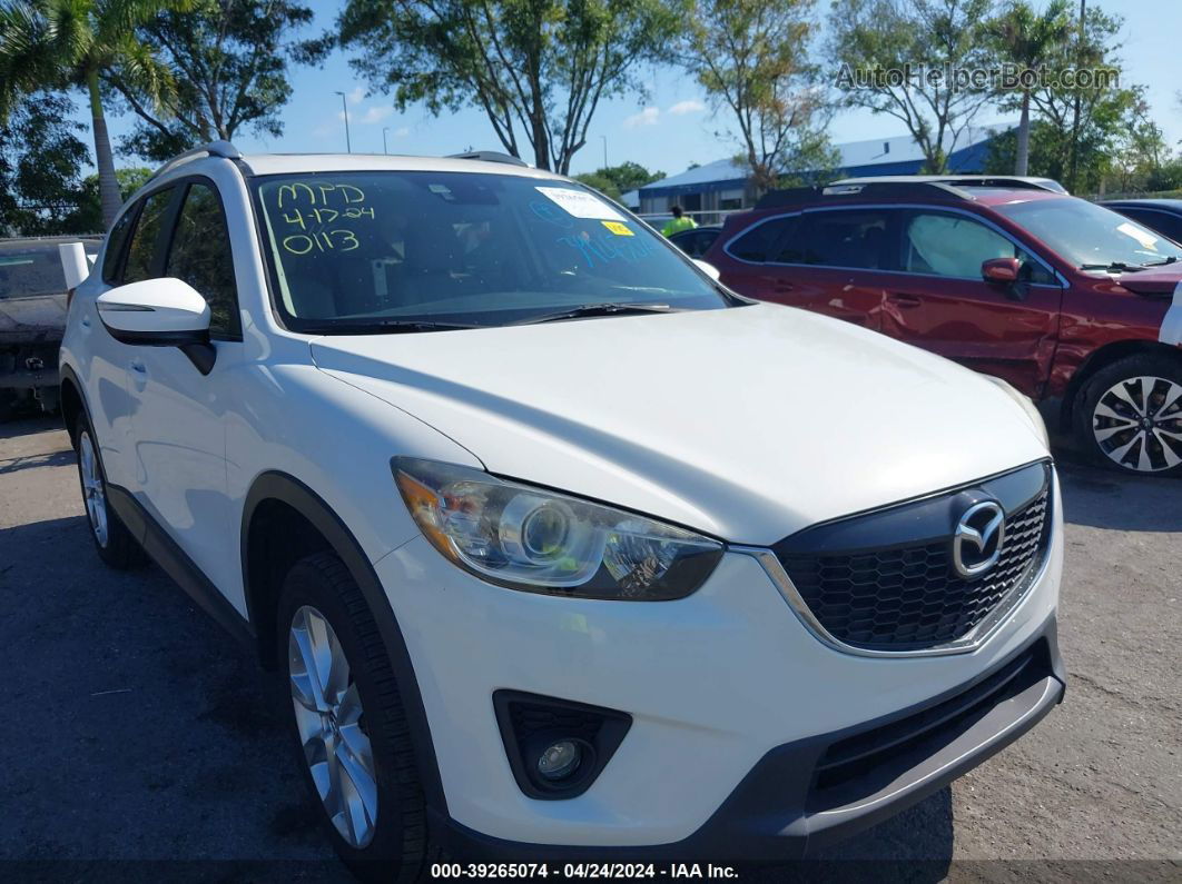 2015 Mazda Cx-5 Grand Touring White vin: JM3KE2DY7F0540113