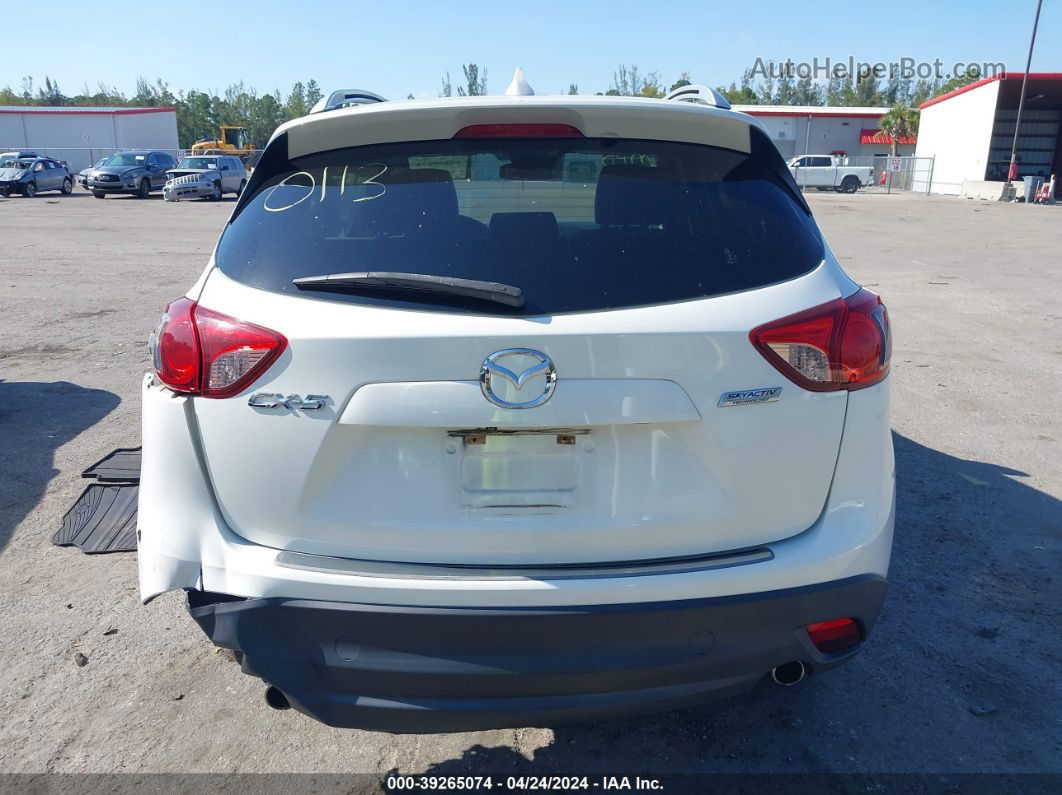 2015 Mazda Cx-5 Grand Touring White vin: JM3KE2DY7F0540113