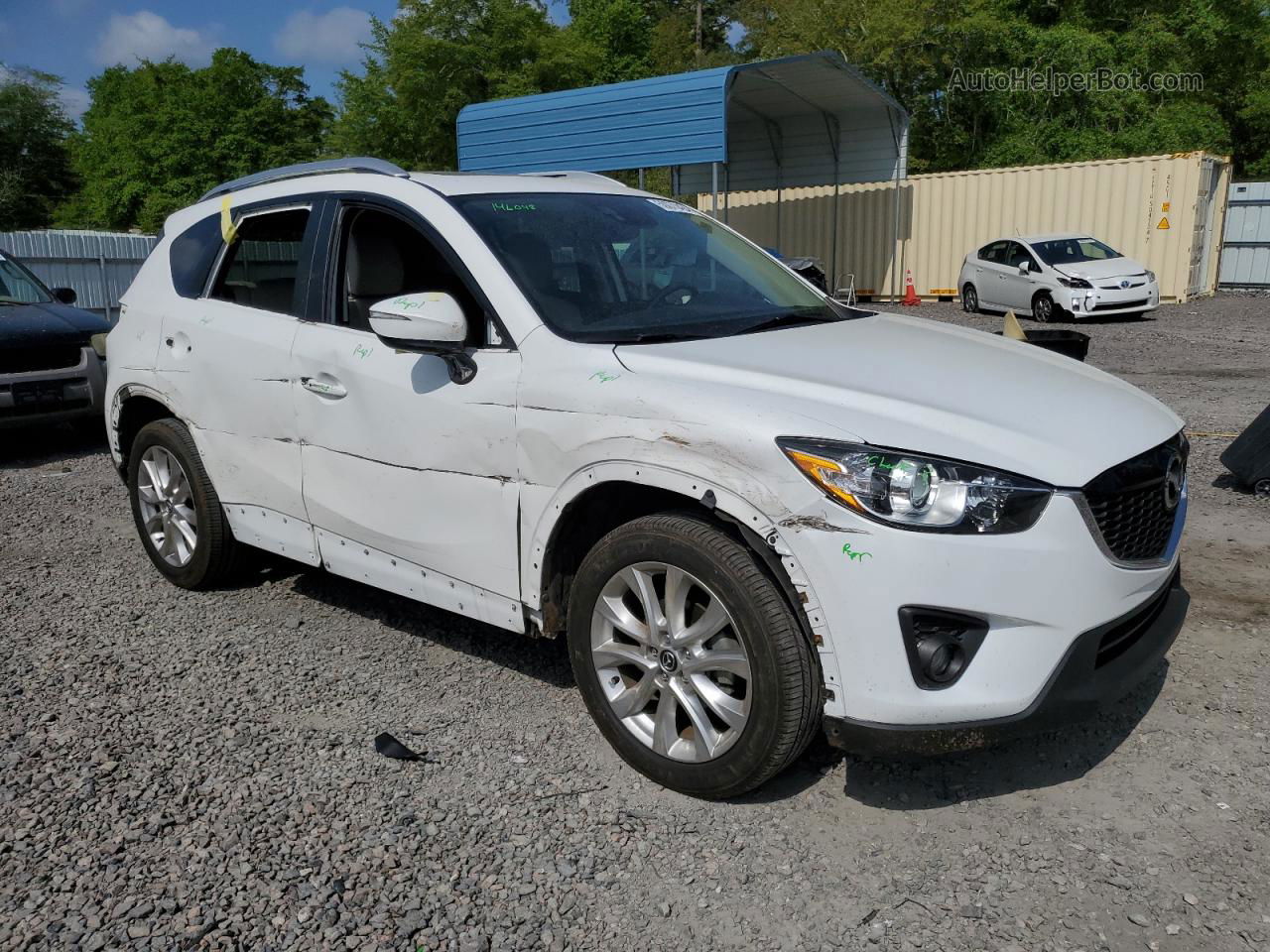 2015 Mazda Cx-5 Gt White vin: JM3KE2DY7F0552147