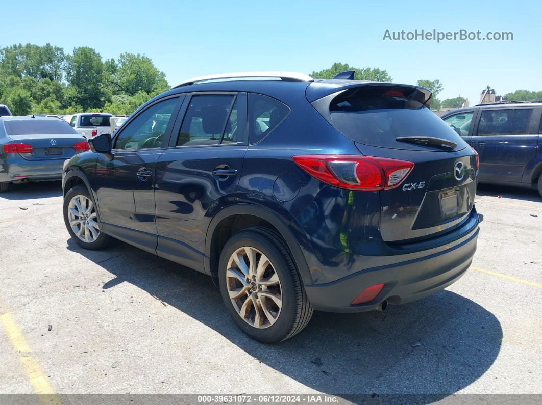 2015 Mazda Cx-5 Grand Touring Blue vin: JM3KE2DY9F0445553