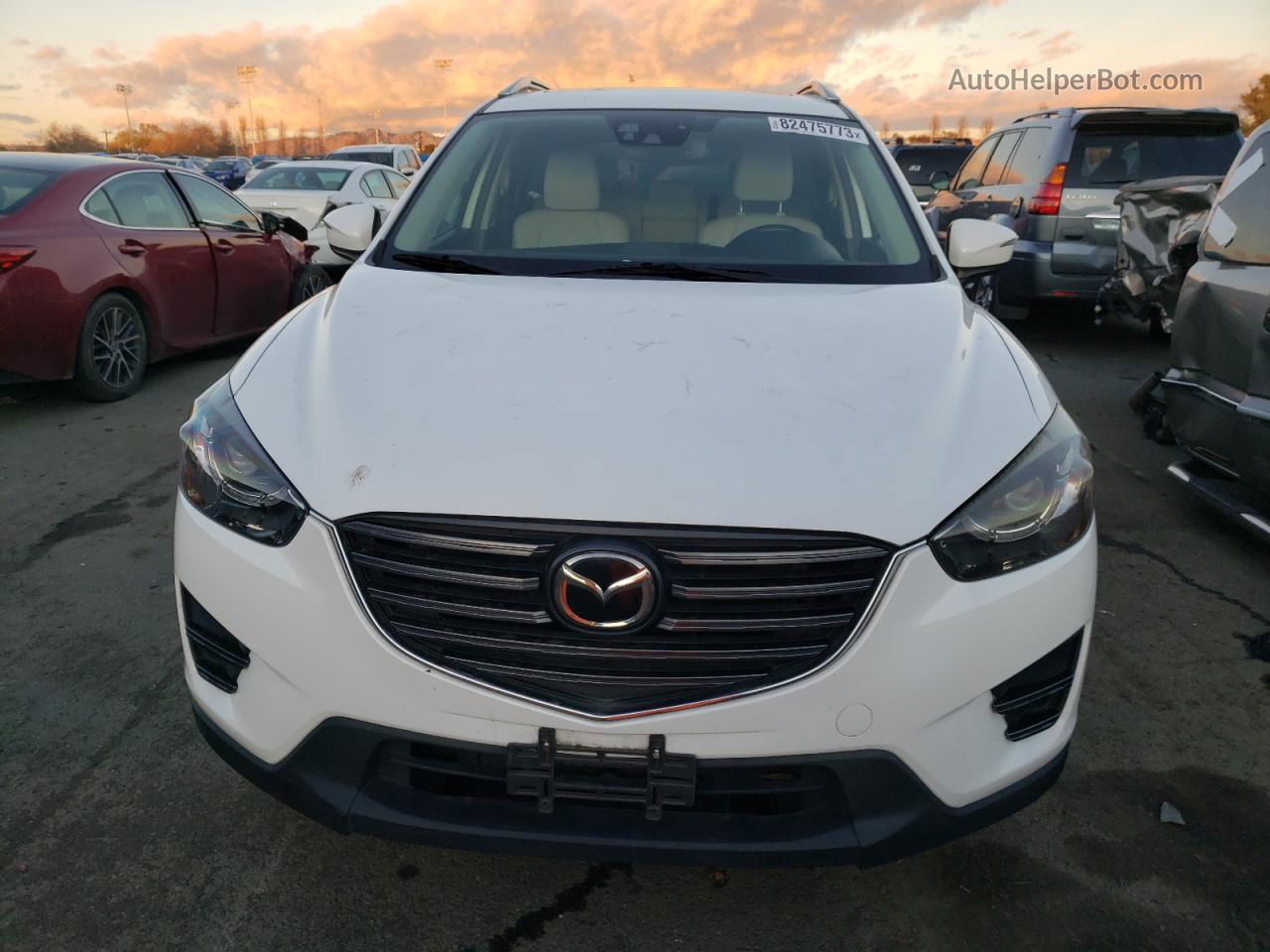 2016 Mazda Cx-5 Gt White vin: JM3KE2DY9G0728455