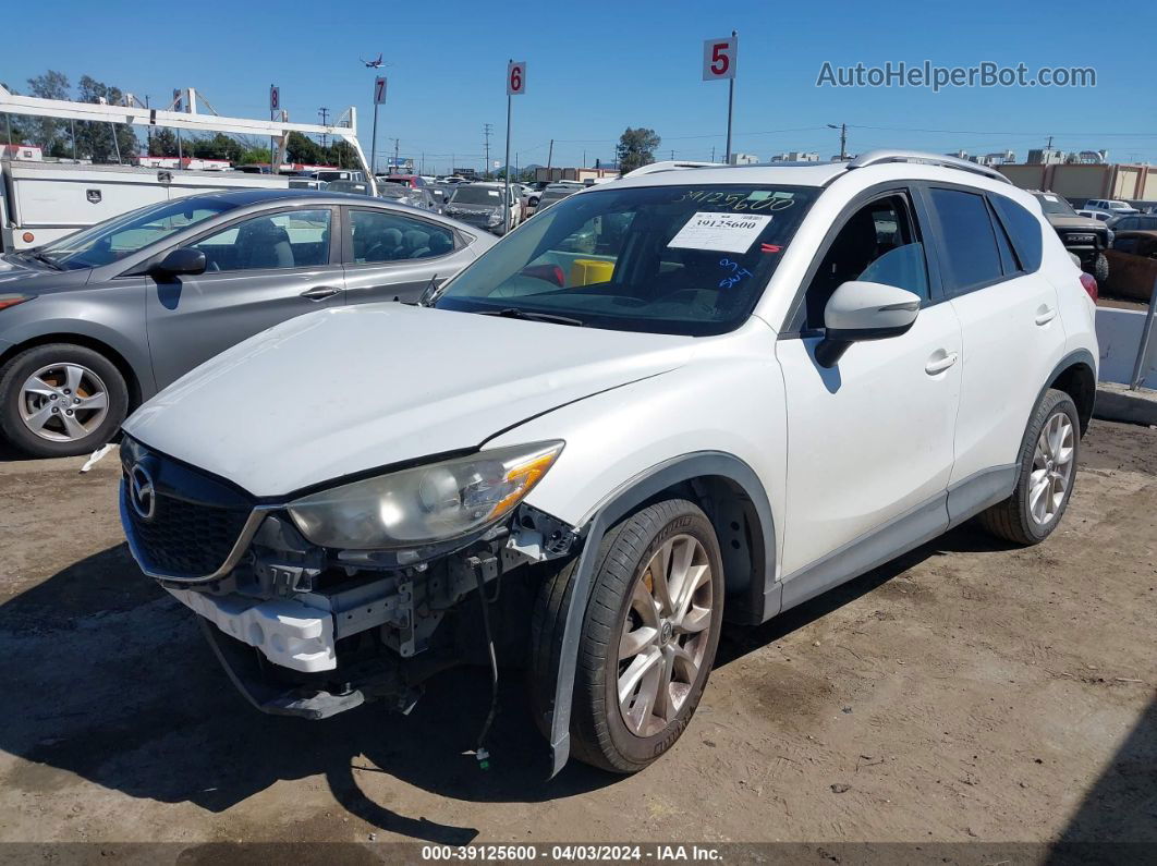 2015 Mazda Cx-5 Grand Touring White vin: JM3KE2DYXF0529137