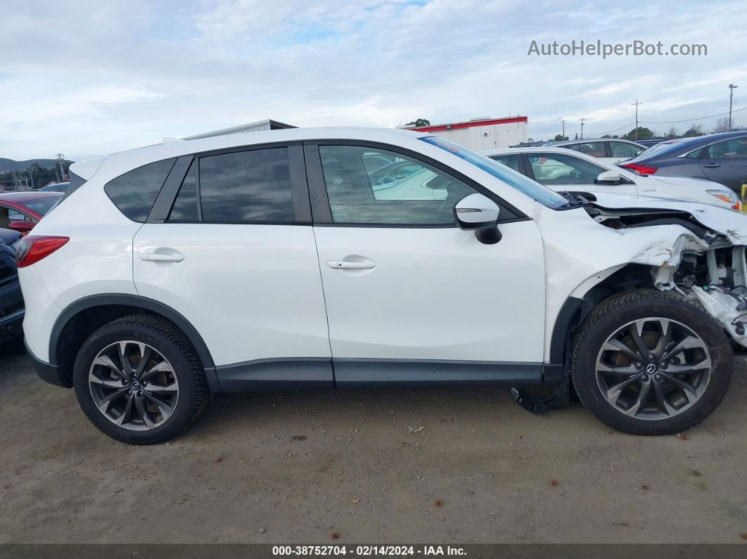 2016 Mazda Cx-5 Grand Touring White vin: JM3KE2DYXG0752845