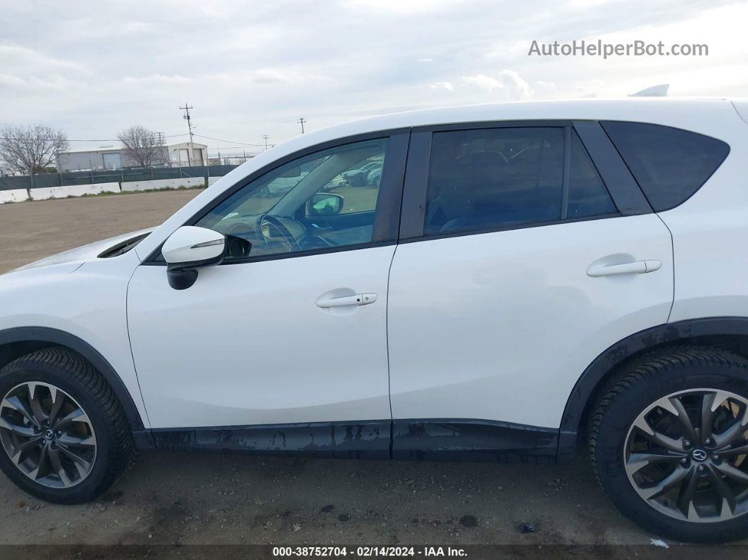 2016 Mazda Cx-5 Grand Touring White vin: JM3KE2DYXG0752845