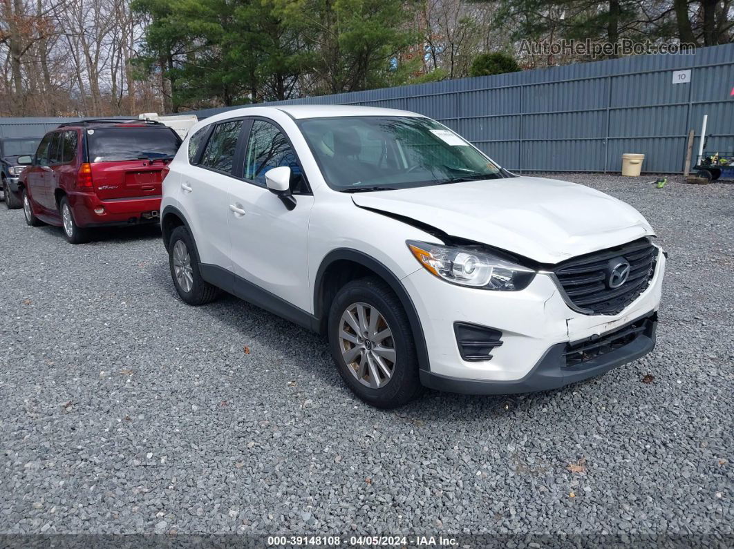 2016 Mazda Cx-5 Sport White vin: JM3KE4BY1G0904929