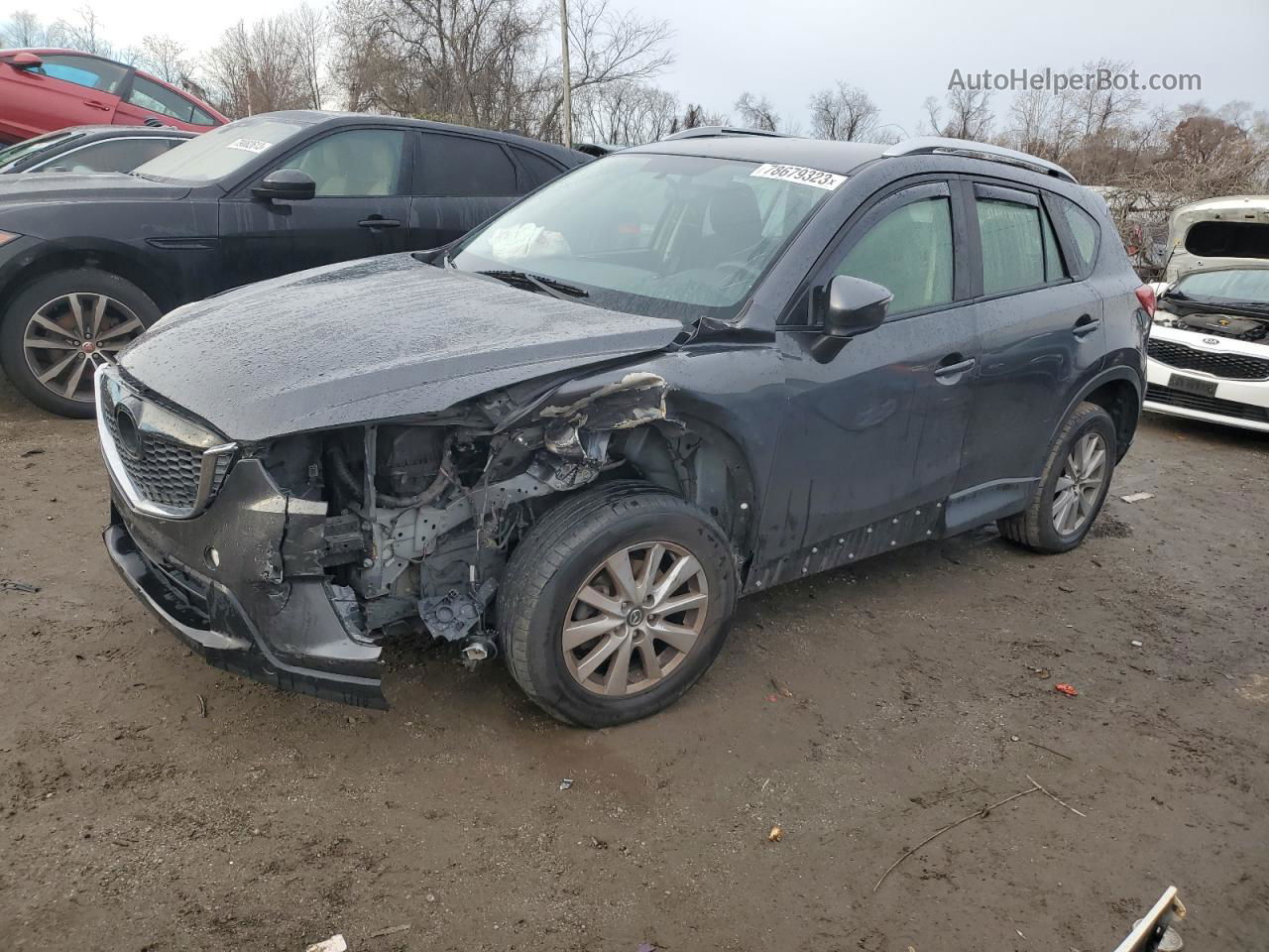 2015 Mazda Cx-5 Sport Charcoal vin: JM3KE4BY5F0497499