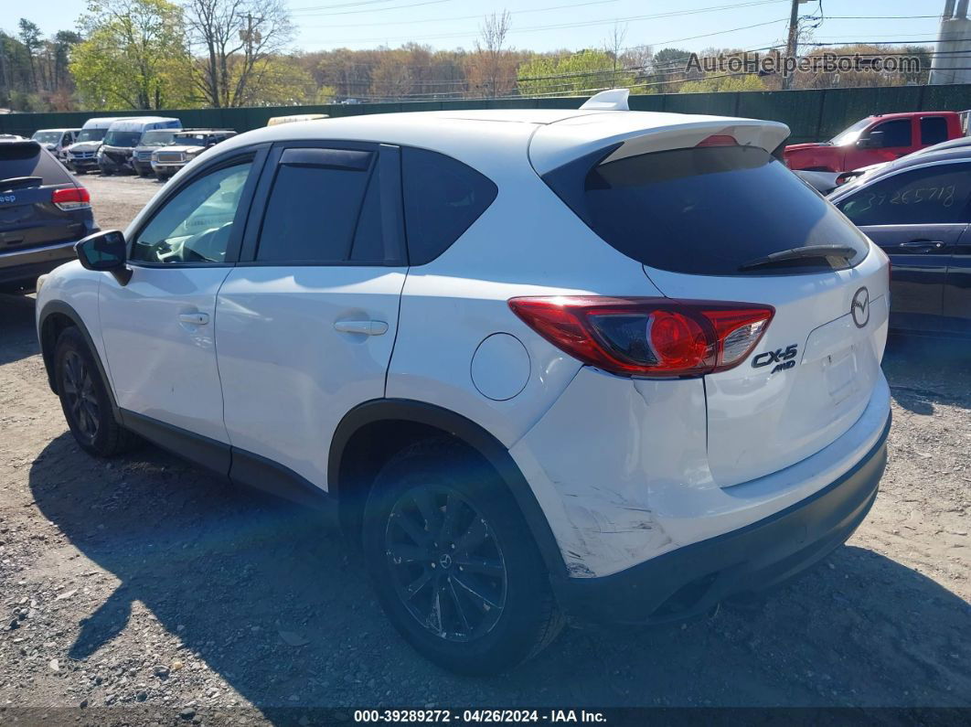 2015 Mazda Cx-5 Sport White vin: JM3KE4BY6F0494725