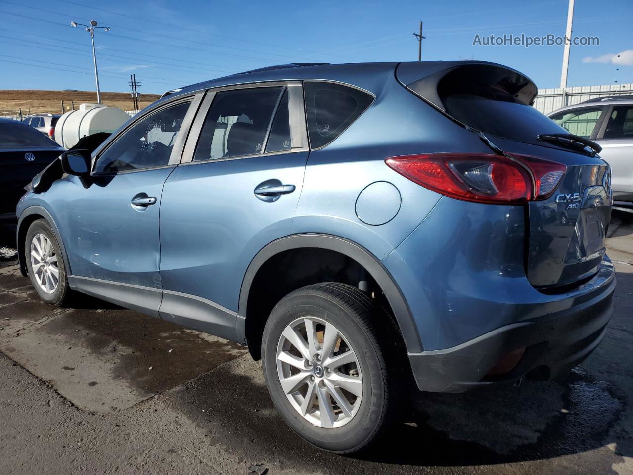 2015 Mazda Cx-5 Sport Blue vin: JM3KE4BY8F0493737