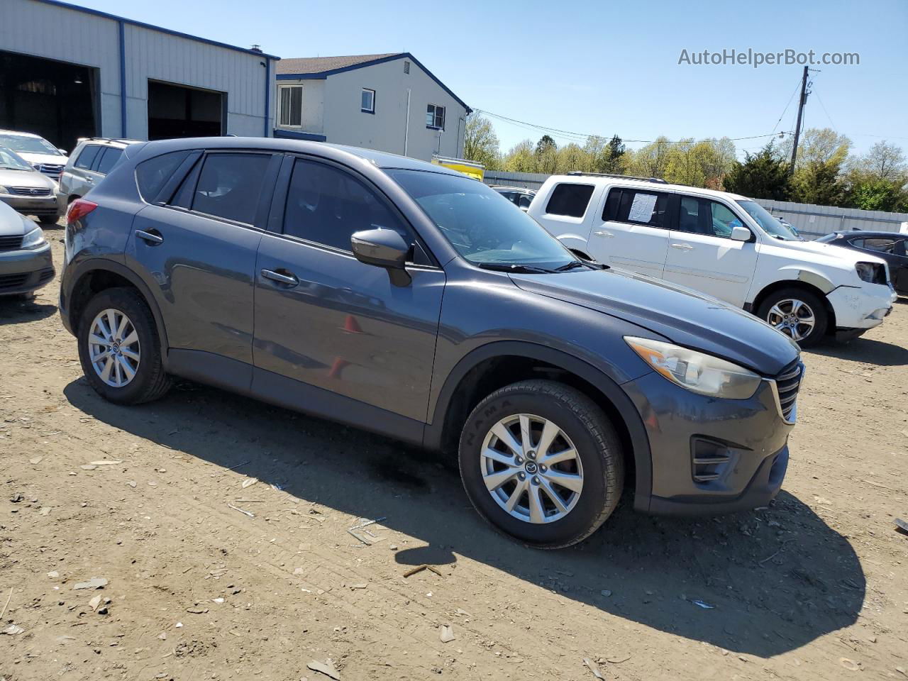 2016 Mazda Cx-5 Sport Gray vin: JM3KE4BY8G0864896