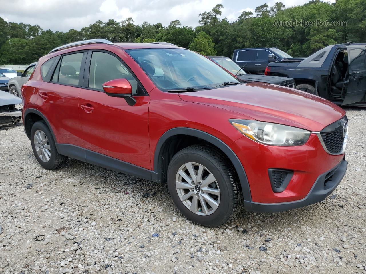 2015 Mazda Cx-5 Sport Red vin: JM3KE4BY9F0534800