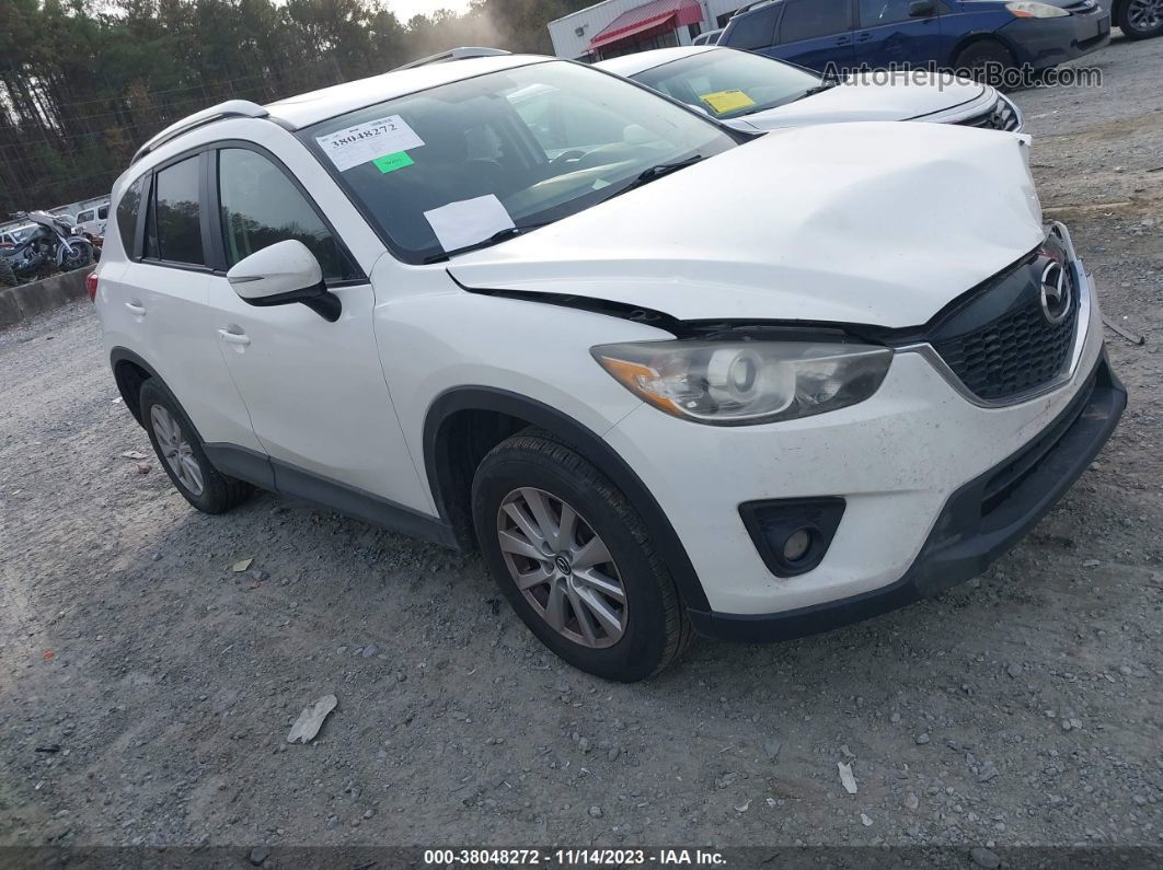 2015 Mazda Cx-5 Touring White vin: JM3KE4CY0F0469978