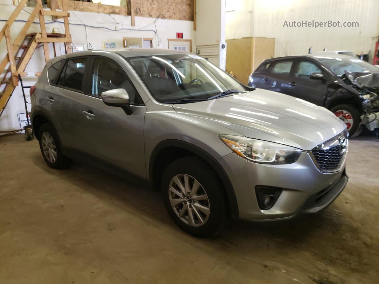 2015 Mazda Cx-5 Touring Silver vin: JM3KE4CY0F0484044