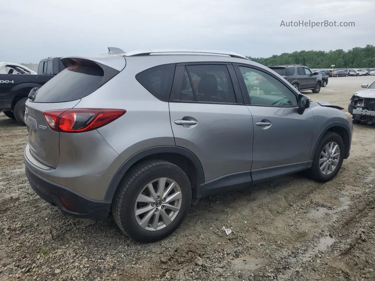 2015 Mazda Cx-5 Touring Silver vin: JM3KE4CY0F0484223