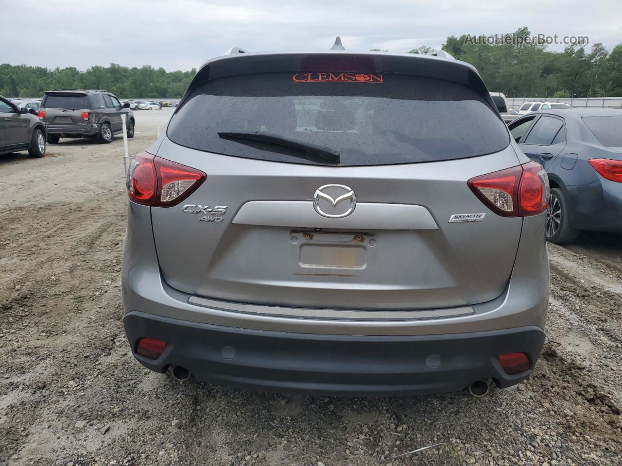 2015 Mazda Cx-5 Touring Silver vin: JM3KE4CY0F0484223