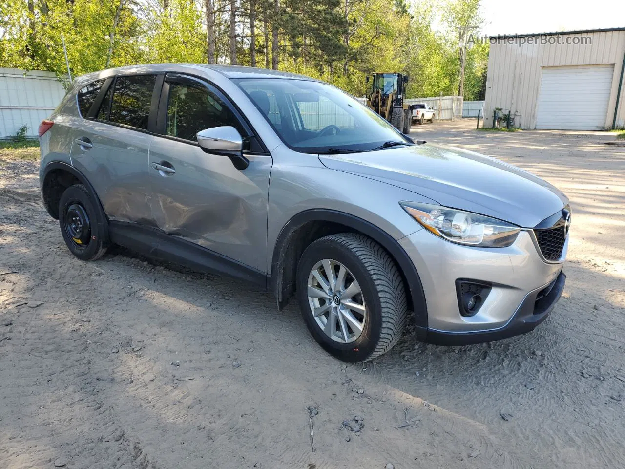 2015 Mazda Cx-5 Touring Silver vin: JM3KE4CY0F0526809