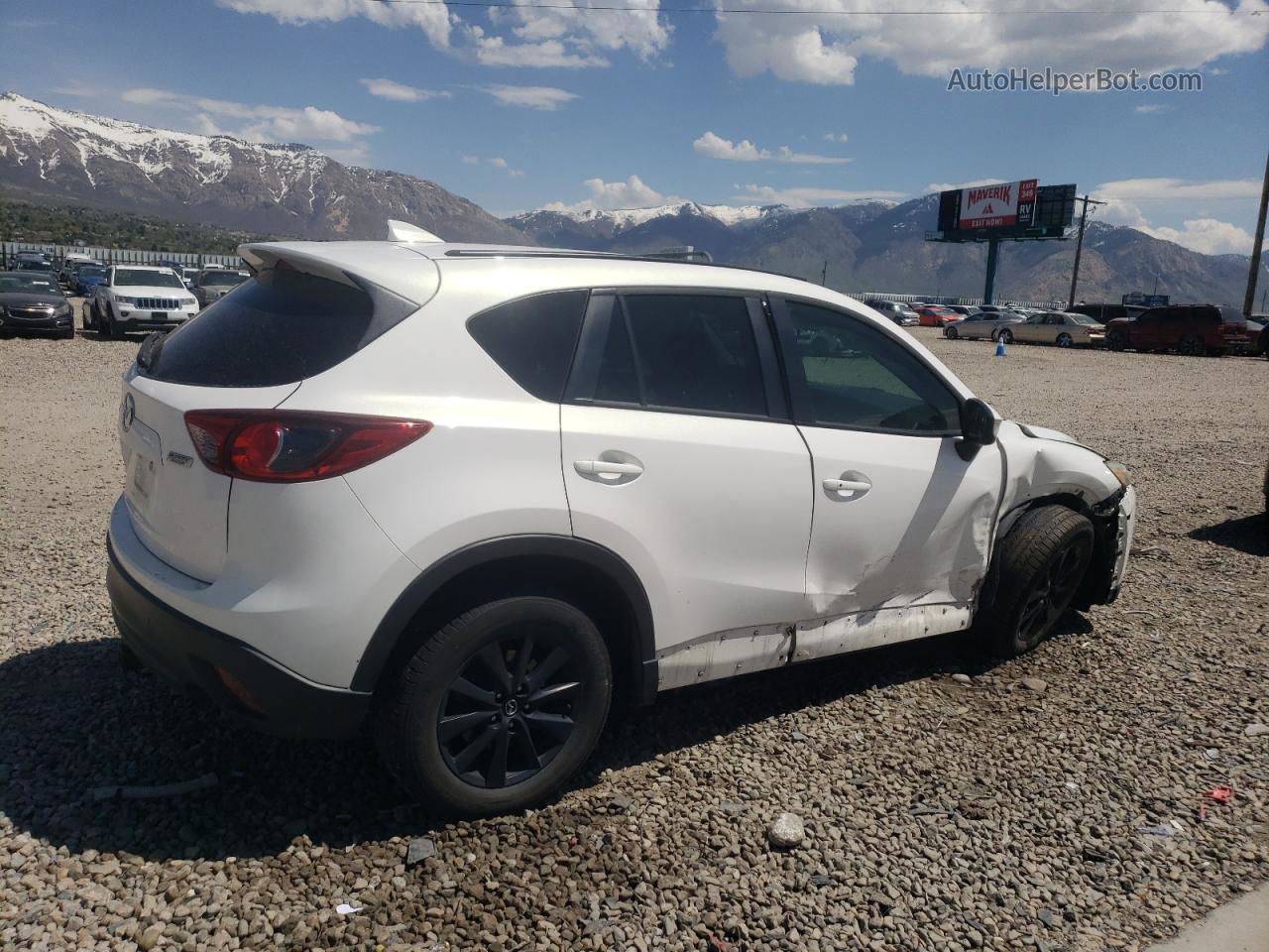 2016 Mazda Cx-5 Touring White vin: JM3KE4CY0G0675612