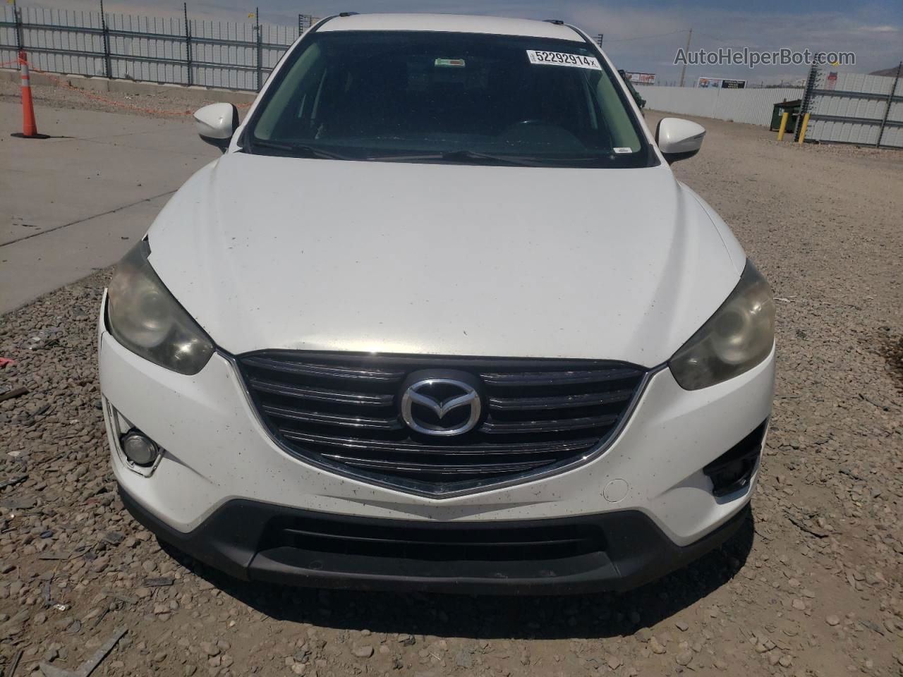 2016 Mazda Cx-5 Touring White vin: JM3KE4CY0G0675612