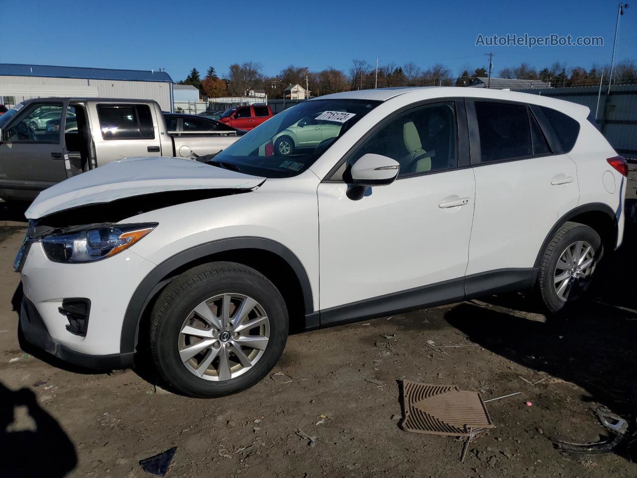 2016 Mazda Cx-5 Touring White vin: JM3KE4CY0G0902295