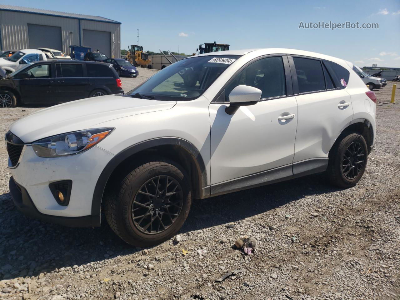 2015 Mazda Cx-5 Touring White vin: JM3KE4CY1F0433149