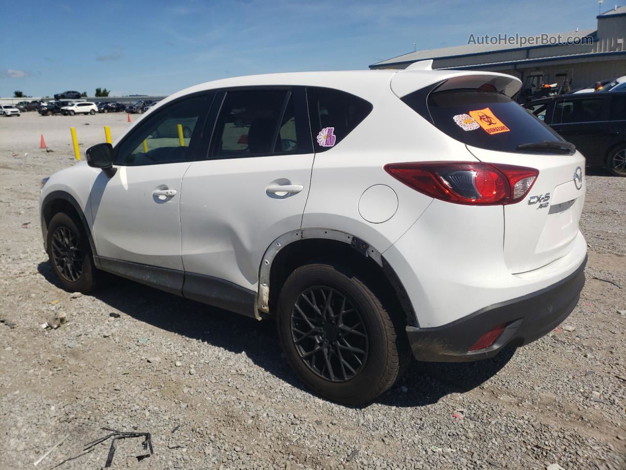 2015 Mazda Cx-5 Touring White vin: JM3KE4CY1F0433149