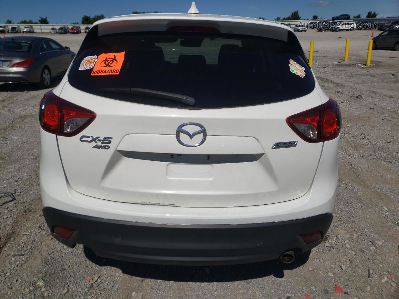 2015 Mazda Cx-5 Touring White vin: JM3KE4CY1F0433149