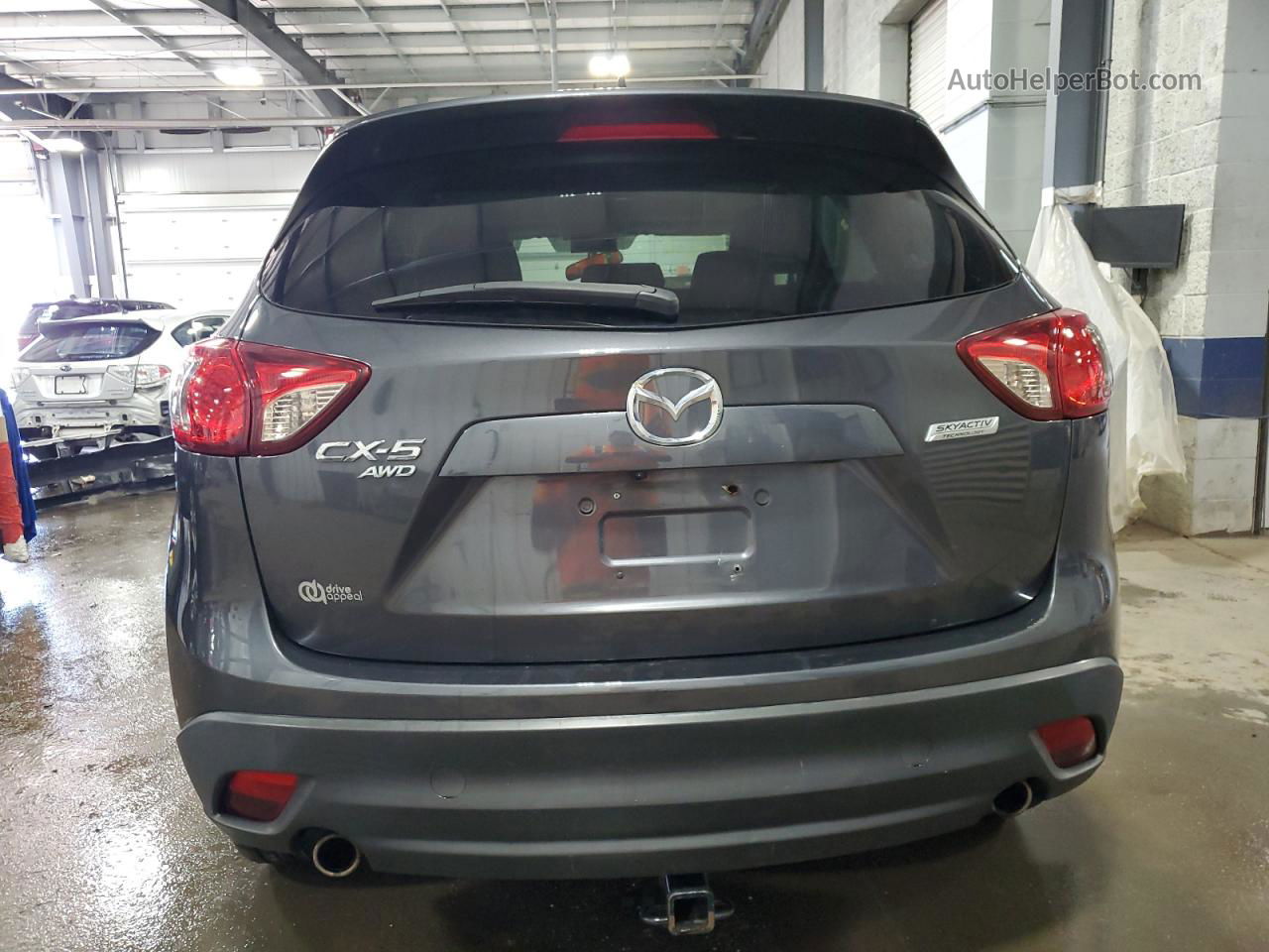 2016 Mazda Cx-5 Touring Gray vin: JM3KE4CY1G0650976