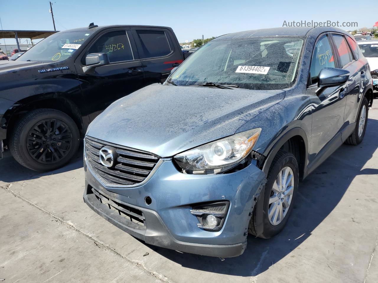 2016 Mazda Cx-5 Touring Синий vin: JM3KE4CY2G0634172