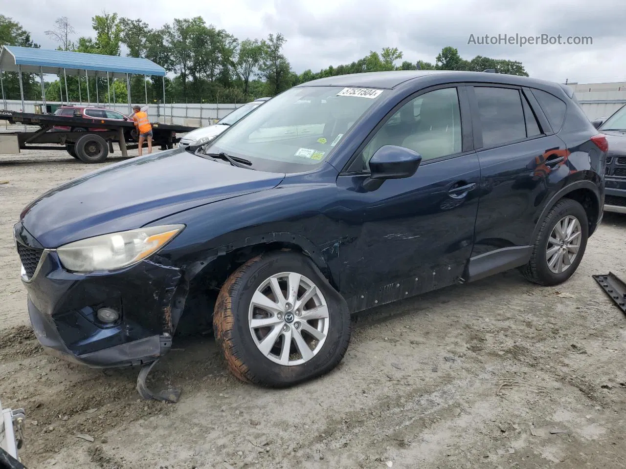 2015 Mazda Cx-5 Touring Blue vin: JM3KE4CY3F0450289