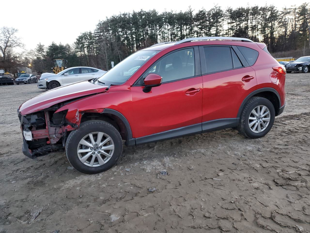 2015 Mazda Cx-5 Touring Red vin: JM3KE4CY3F0457341