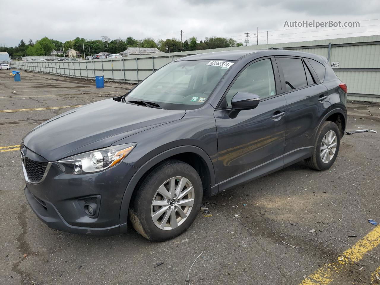 2015 Mazda Cx-5 Touring Gray vin: JM3KE4CY3F0528828