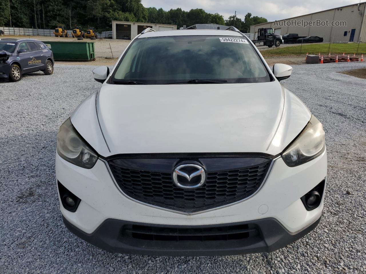 2015 Mazda Cx-5 Touring White vin: JM3KE4CY3F0538601